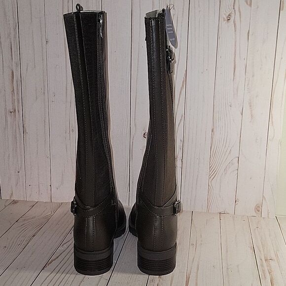 EASY SPIRIT Bianca Tall Boots Brown 9 W Wide - Picture 4 of 15